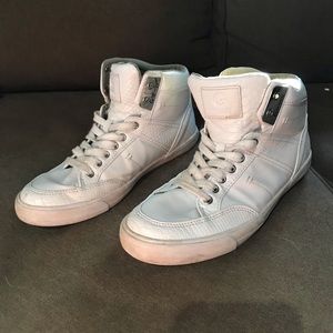 G by Guess snakeskin high top sneakers